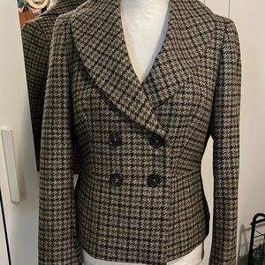 Womens 6 Brooks Brothers wool herringbone jacket
